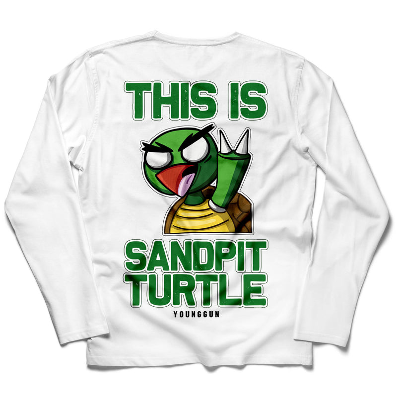 Sandpit Turtle White Tee - Boketo Media