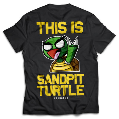 Sandpit Turtle Black Tee - Boketo Media